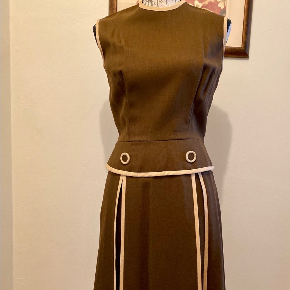 Vicky Vaughn Vintage Pleaded Dress (1958)